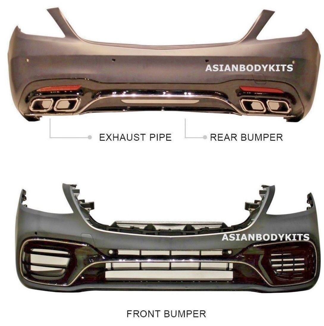 CONVERSION UPGRADE BODY KIT for MERCEDES BENZ S-CLASS W222 2017 - 2020 upgrade to S63 AMG