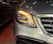 CONVERSION MERCEDES BENZ S CLASS W222 FACELIFT LED HEADLIGHTS for MERCEDES BENZ S CLASS W222 2013 - 2017