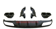 REAR DIFFUSER with EXHAUST TIPS for MERCEDES BENZ C CLASS AMG COUPE C205 C63 2019 - 2023