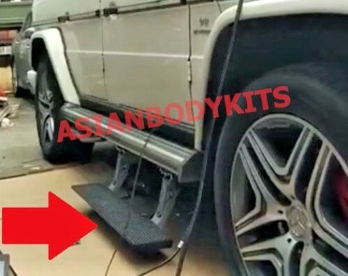 ELECTRIC SIDE STEP RUNNING BOARDS for MERCEDES BENZ G CLASS W463 G500 G63 4X4 SQUARED 1990 - 2017