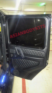 ECO LEATHER INTERIOR DOOR PANEL TRIM G63 STYLE for MERCEDES BENZ G CLASS W463 G500 G55 2002 - 2009