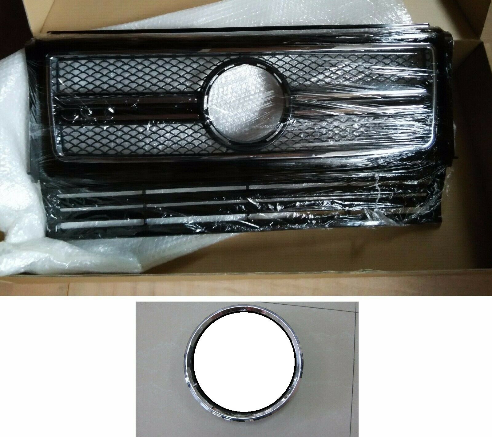 G63 G65 AMG STYLE FRONT BUMPER FRONT GRILLE for MERCEDES BENZ G CLASS W463 G350 G500 1990 - 2017