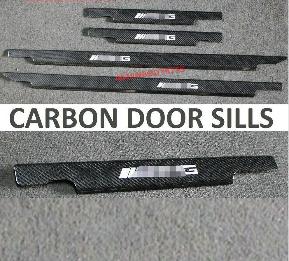 DRY CARBON FIBER ILLUMINATED DOOR SILLS AMG STYLE for MERCEDES BENZ G CLASS W463 G350 G500 2003 - 2017