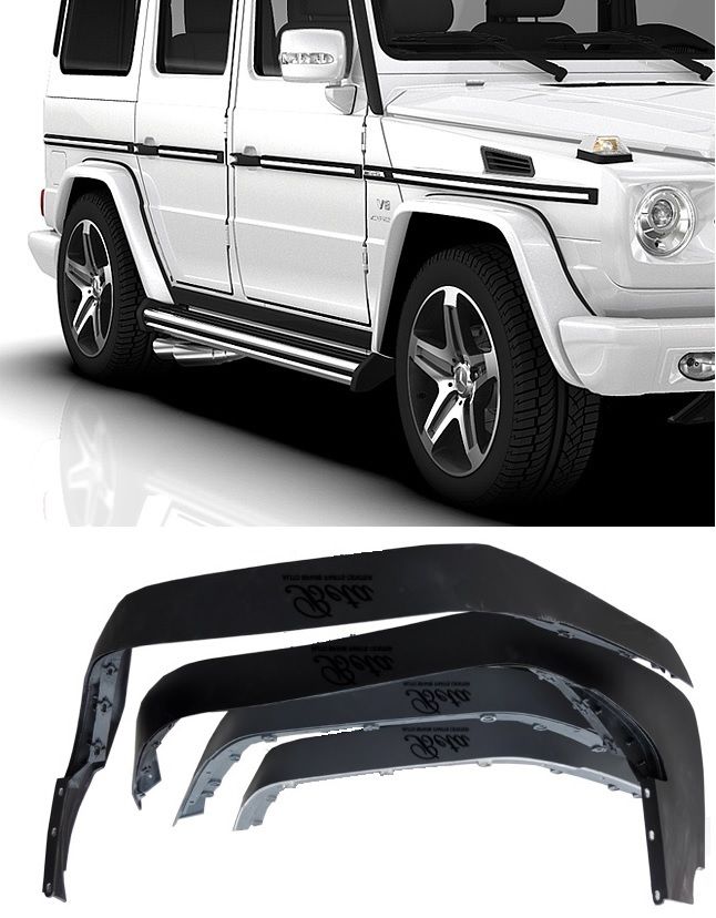 FENDER FLARES G63 STYLE for MERCEDES BENZ G CLASS W463 G55 G500 G550 2008 - 2017