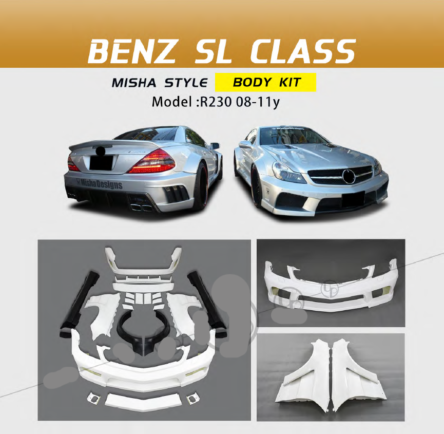 Body Kit for Mercedes-Benz SL-Class 2008 - 2011 | MISHA style