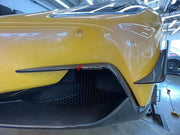 CARBON FIBER FRONT BUMPER SIDE ATTACHMENTS for MASERATI MC20 2020 - 2023