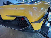 CARBON FIBER FRONT BUMPER SIDE ATTACHMENTS for MASERATI MC20 2020 - 2023