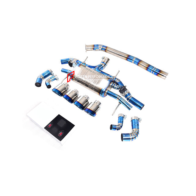 TITANIUM VALVED EXHAUST CATBACK MUFFLER for Nissan GT-R R-35 3.8T