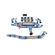 TITANIUM VALVED EXHAUST CATBACK MUFFLER for Nissan GT-R R-35 3.8T