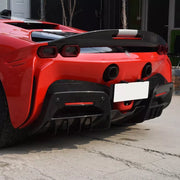 DRY CARBON REAR DIFFUSER FOR FERRARI SF90 | OEM STYLE