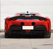 DRY CARBON REAR DIFFUSER FOR FERRARI SF90 | OEM STYLE