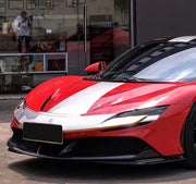 DRY CARBON FRONT LIP FOR FERRARI SF90 | OEM STYLE