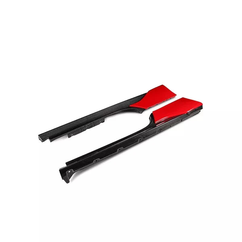 DRY CARBON SIDE SKIRTS FOR FERRARI SF90 | OEM STYLE