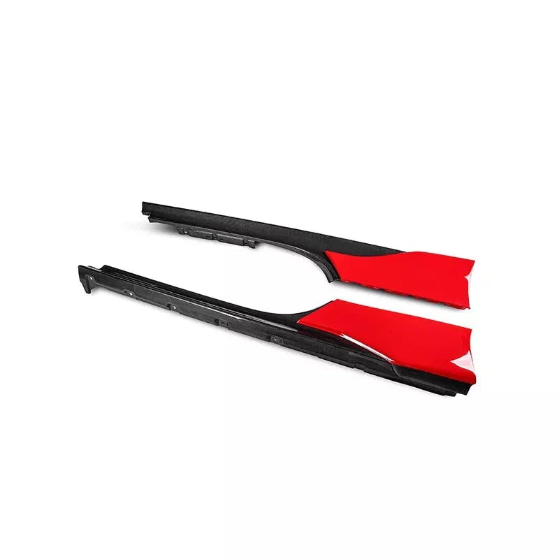 DRY CARBON SIDE SKIRTS FOR FERRARI SF90 | OEM STYLE