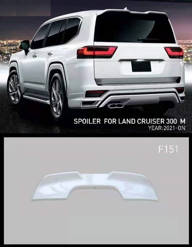 Buy Now REAR SPOILER for TOYOTA LAND CRUISER 300 LC 300 2021+ and upgrade car parts from SIR Tuning at the Best Price. Headlights, Tail lights, Bodykits, Navigations, body kit and more - Fast & Free Shipping within Europe, US & Worldwide.