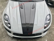 DRY CARBON FIBER HOOD BONNET WITH AIR VENTS for PORSCHE MACAN 95B 95B.1 2014 - 2018