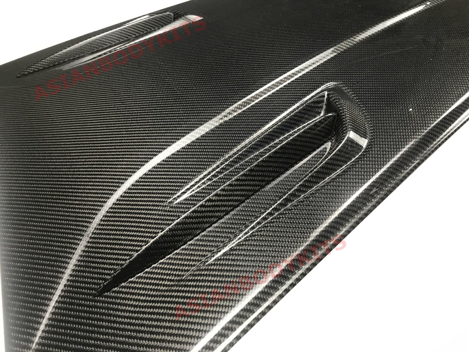 DRY CARBON FIBER HOOD BONNET WITH AIR VENTS for PORSCHE MACAN 95B 95B.1 2014 - 2018