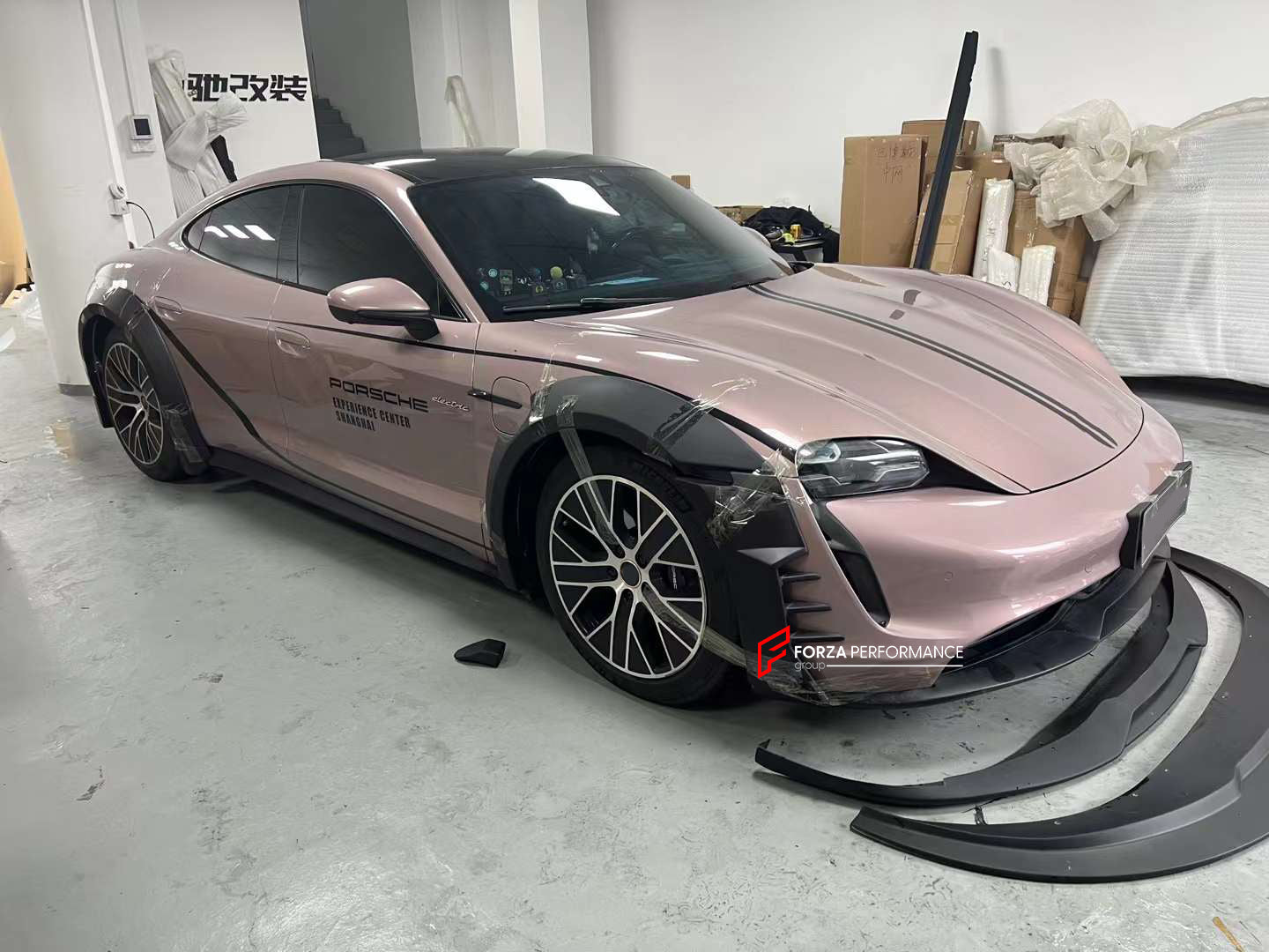 WIDE BODY KIT for PORSCHE TAYCAN TURBO S 2020 - 2024