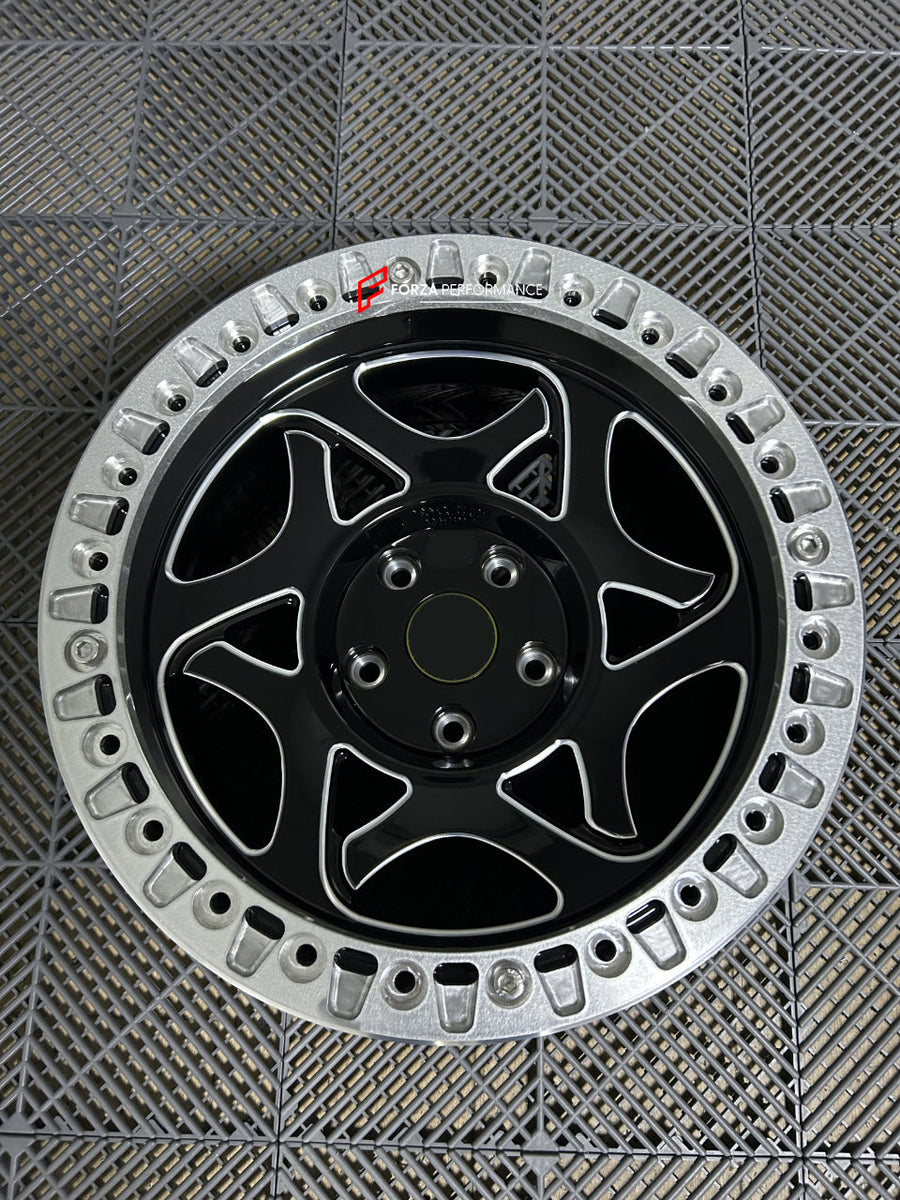 Buy Now 17 INCH BEADLOCK FORGED WHEELS RIMS for JEEP WRANGLER JK 2007 - 2018 and upgrade car parts from SIR Tuning at the Best Price. Headlights, Tail lights, Bodykits, Navigations, wheels and more - Fast & Free Shipping within Europe, US & Worldwide.