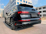 REAR DIFFUSER WITH EXHAUST TIPS for AUDI Q7 4M FACELIFT 2019 - 2024 | SQ7 STYLE