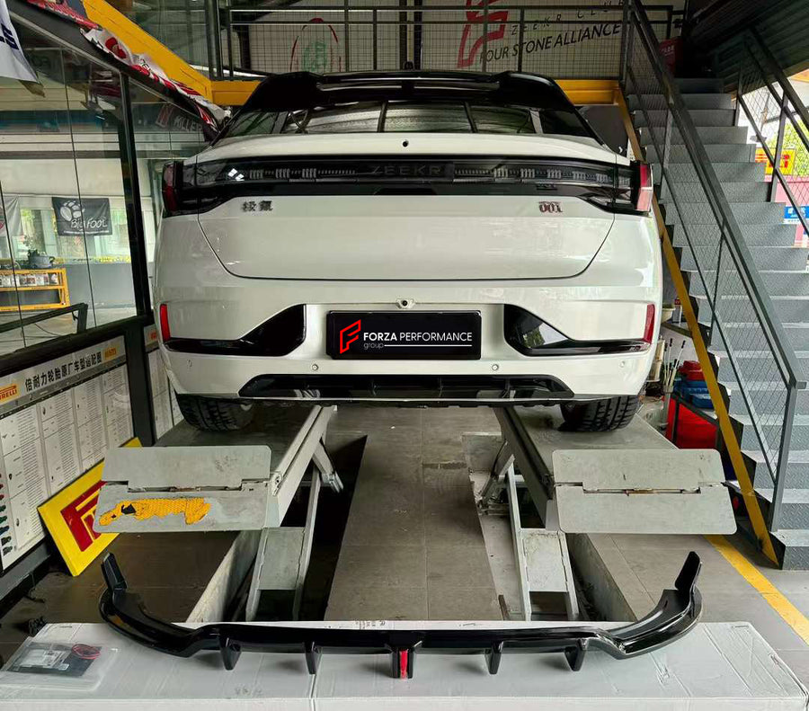 Buy Now REAR DIFFUSER for ZEEKR 001 2021+ and upgrade car parts from SIR Tuning at the Best Price. Headlights, Tail lights, Bodykits, Navigations, body kit and more - Fast & Free Shipping within Europe, US & Worldwide.