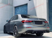 REAR DIFFUSER with EXHAUST TIPS for MERCEDES BENZ W213 E63 AMG 2020+