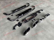 REAR DIFFUSER with EXHAUST TIPS for MERCEDES BENZ W213 E63 AMG 2020+