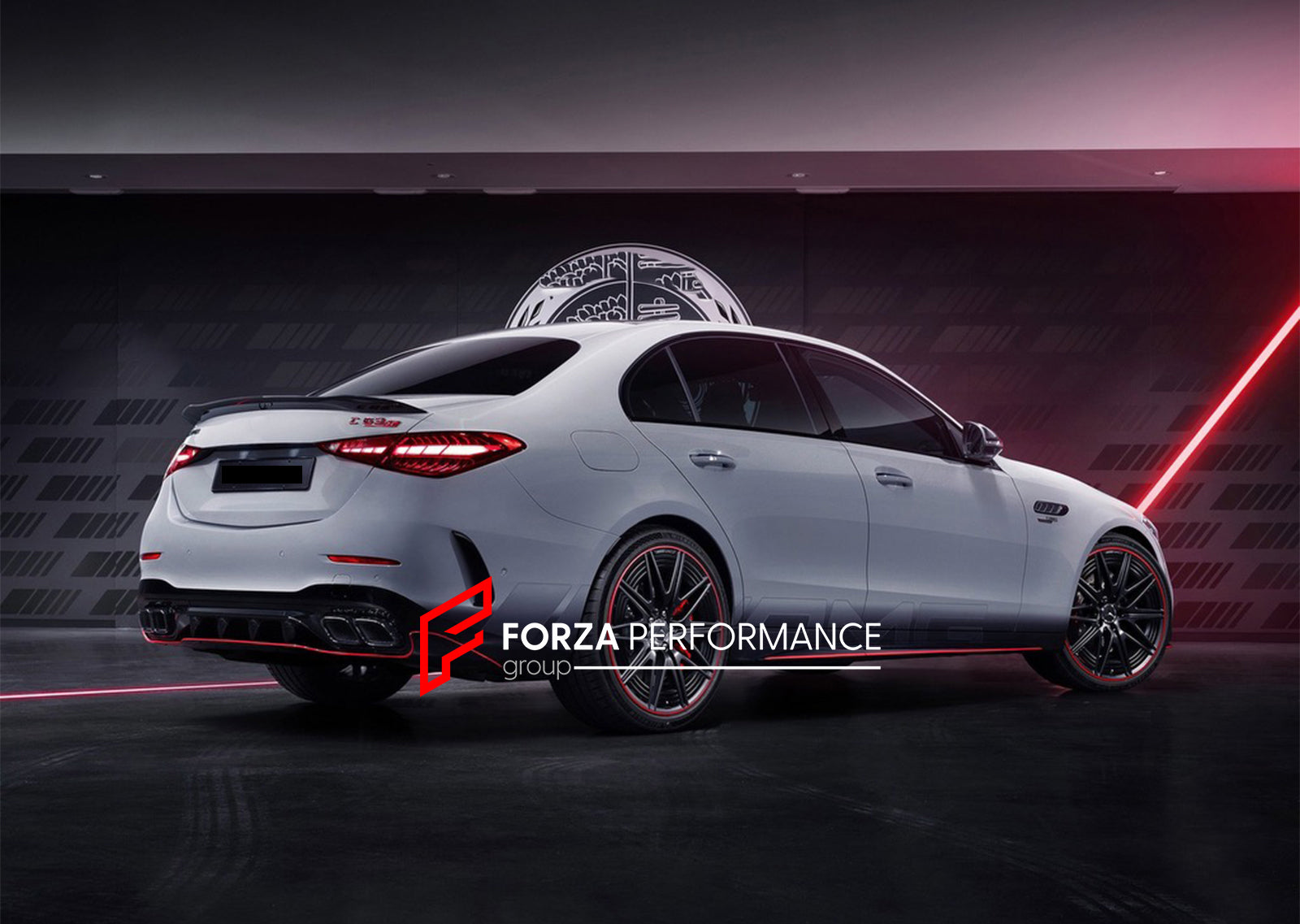 REAR SPOILER for MERCEDES-BENZ C-CLASS C63S W206