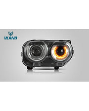 RGB Led Headlights For Dodge Challenger 2015 - 2020  R/T SE