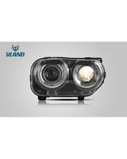 RGB Led Headlights For Dodge Challenger 2015 - 2020  R/T SE