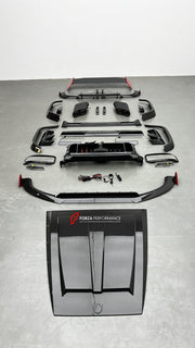 CONVERSION CARBON BODY KIT for MERCEDES-BENZ G-CLASS G63 G550 1990 - 2017 to W464 2018 - 2023