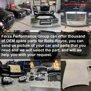 GENUINE OEM SPARE PARTS for ROLLS ROYCE GHOST 2020+