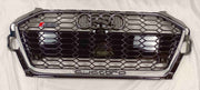 FRONT GRILLE for AUDI A4 B9 2020 - 2021 | RS4 STYLE