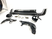 REAR DIFFUSER WITH EXHAUST TIPS for AUDI A4 B9 2020 - 2021 | RS4 STYLE