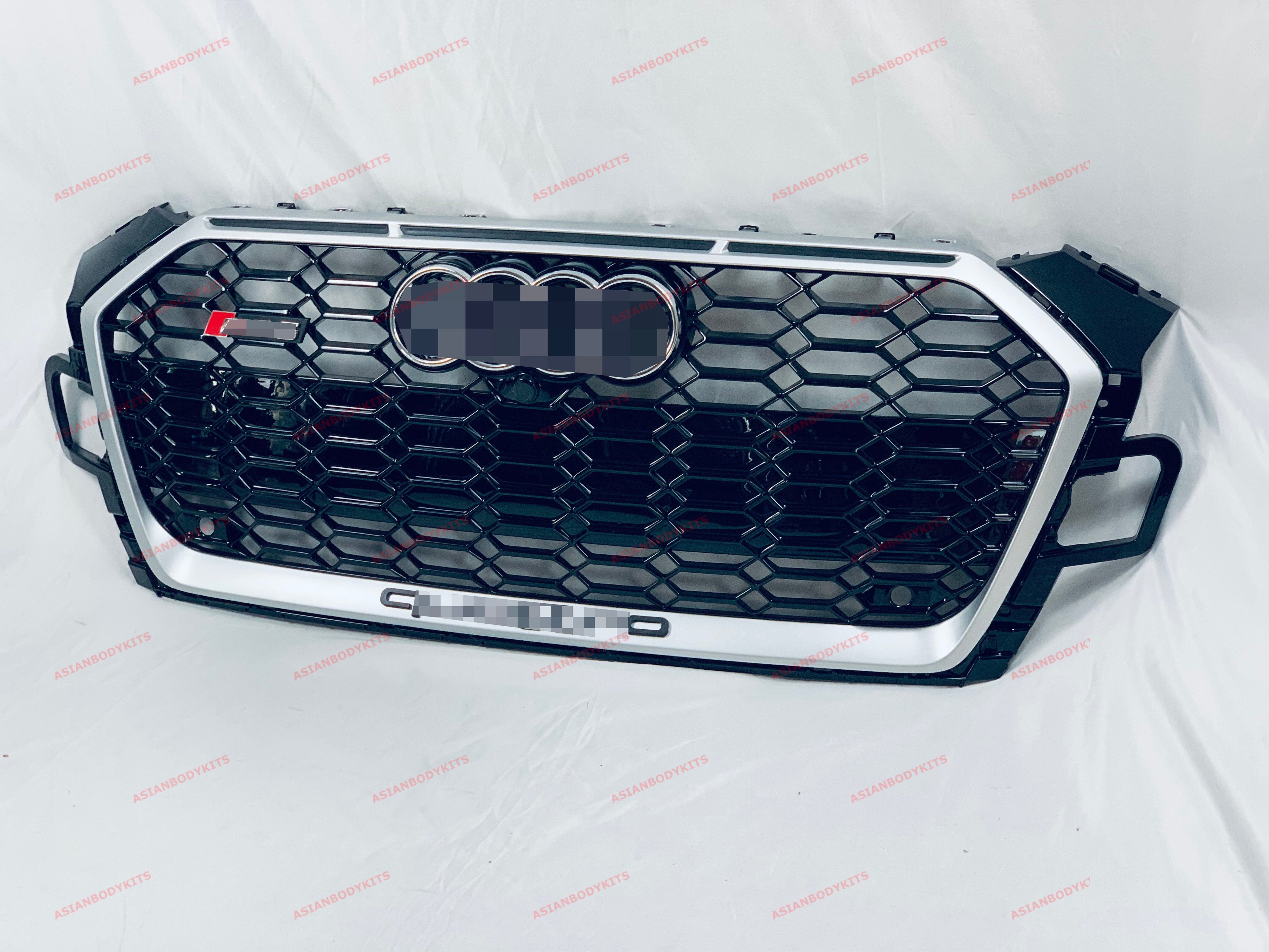 FRONT GRILLE FOR AUDI A5 S5 F5 2019+ (SILVER) | RS5 STYLE