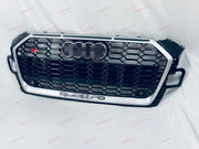 FRONT GRILLE FOR AUDI A5 S5 F5 2019+ (SILVER) | RS5 STYLE