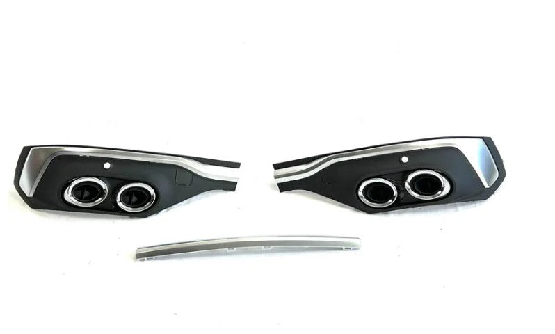 Buy Now REAR DIFFUSER WITH EXHAUST TIPS for AUDI Q5 2020 - 2022 | SQ5 STYLE and upgrade car parts from SIR Tuning at the Best Price. Headlights, Tail lights, Bodykits, Navigations, body kit and more - Fast & Free Shipping within Europe, US & Worldwide.