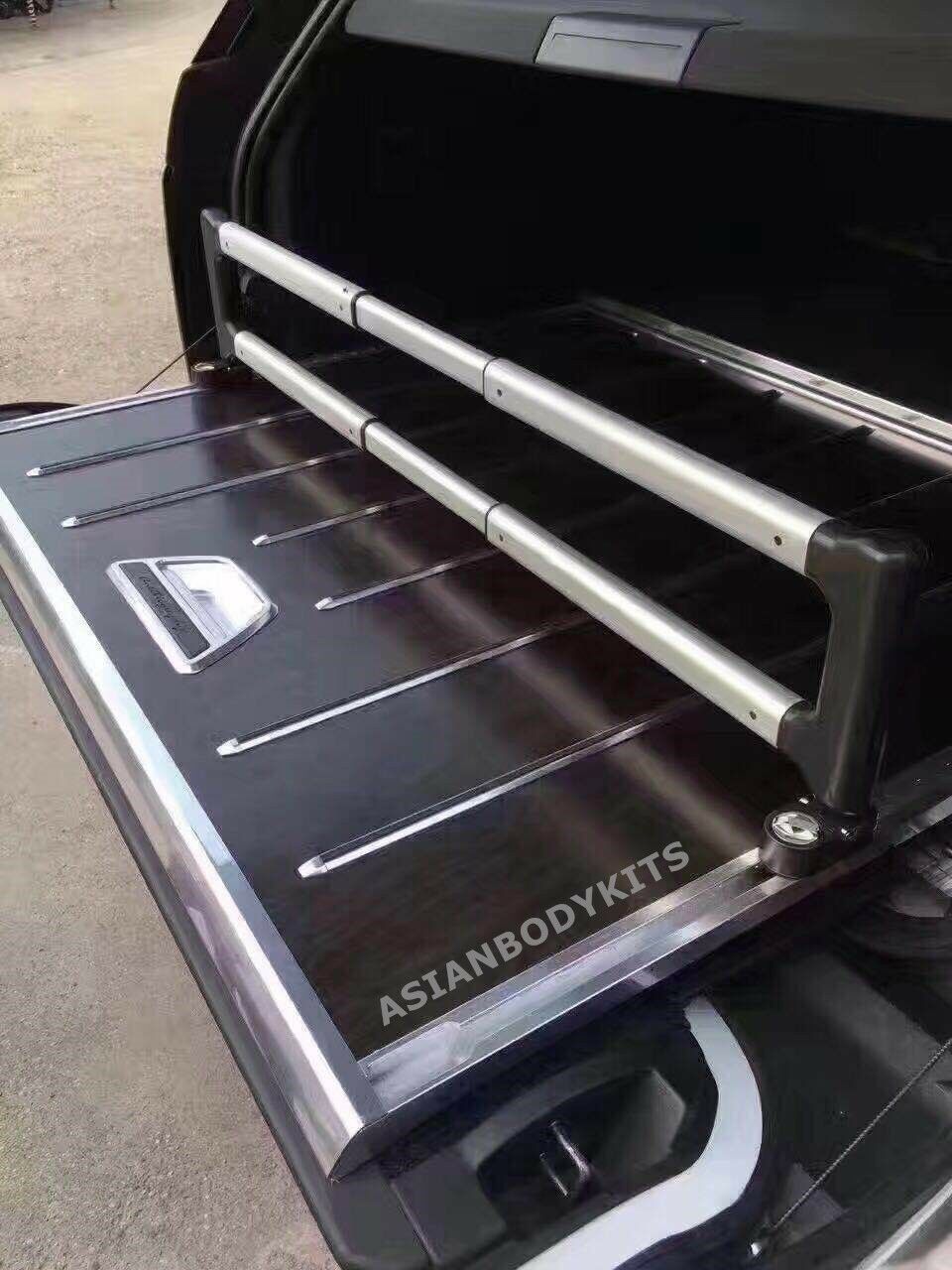 for Range Rover Vogue L405 Wooden Teak Floor Boot Liner Kit (sliding function)