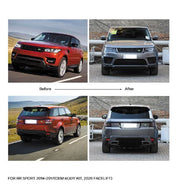 CONVERSION BODY KIT for LAND ROVER RANGE ROVER SPORT L494 2014 - 2017 to L494 FACELIFT 2017 - 2022