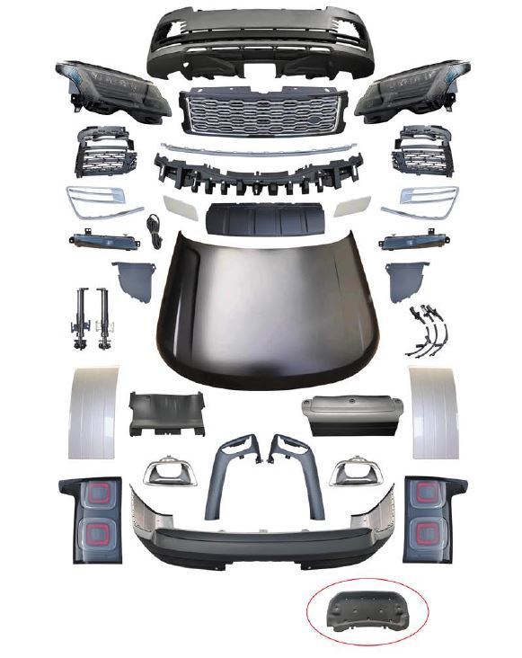 LAND ROVER RANGE ROVER VOGUE MODEL 2013 - 2017 Body Kit to SVA 2020