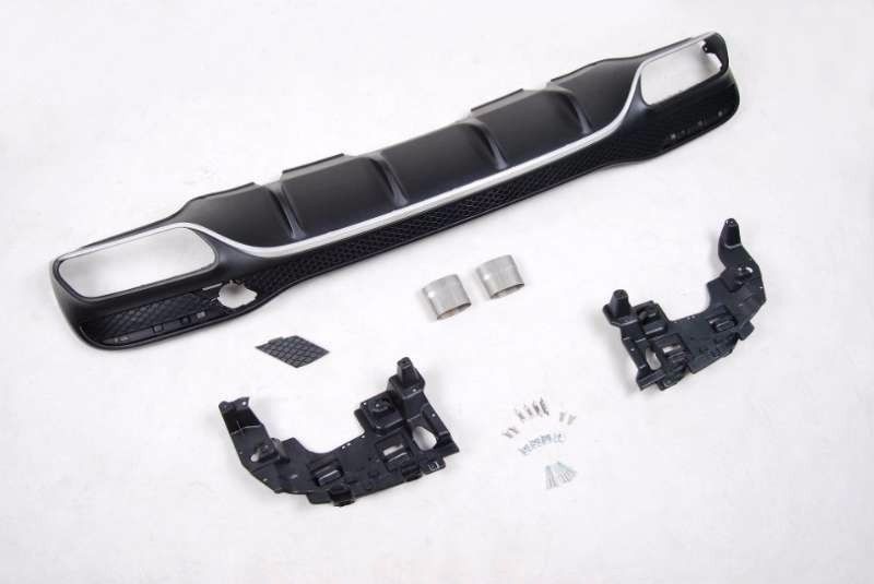 REAR DIFFUSER WITH EXHAUST TIPS for MERCEDES BENZ GLE 63 W166 AMG 2015 - 2019