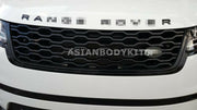 BLACK REAR DIFFUSER WITH EXHAUST TIPS AND FRONT GRILLE for LAND ROVER RANGE ROVER VELAR L560 SUV 2018 - 2023