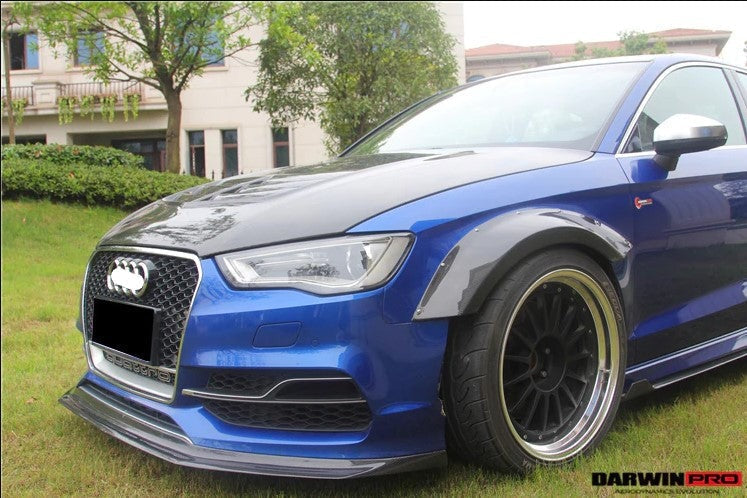 CARBON FIBER FRONT LIP for AUDI S3 A3 2013 - 2016 8V | BKSS STYLE