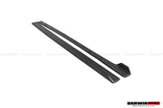 CARBON FIBER SIDE SKIRTS for AUDI S3 A3 2013 - 2016 | BKSS STYLE