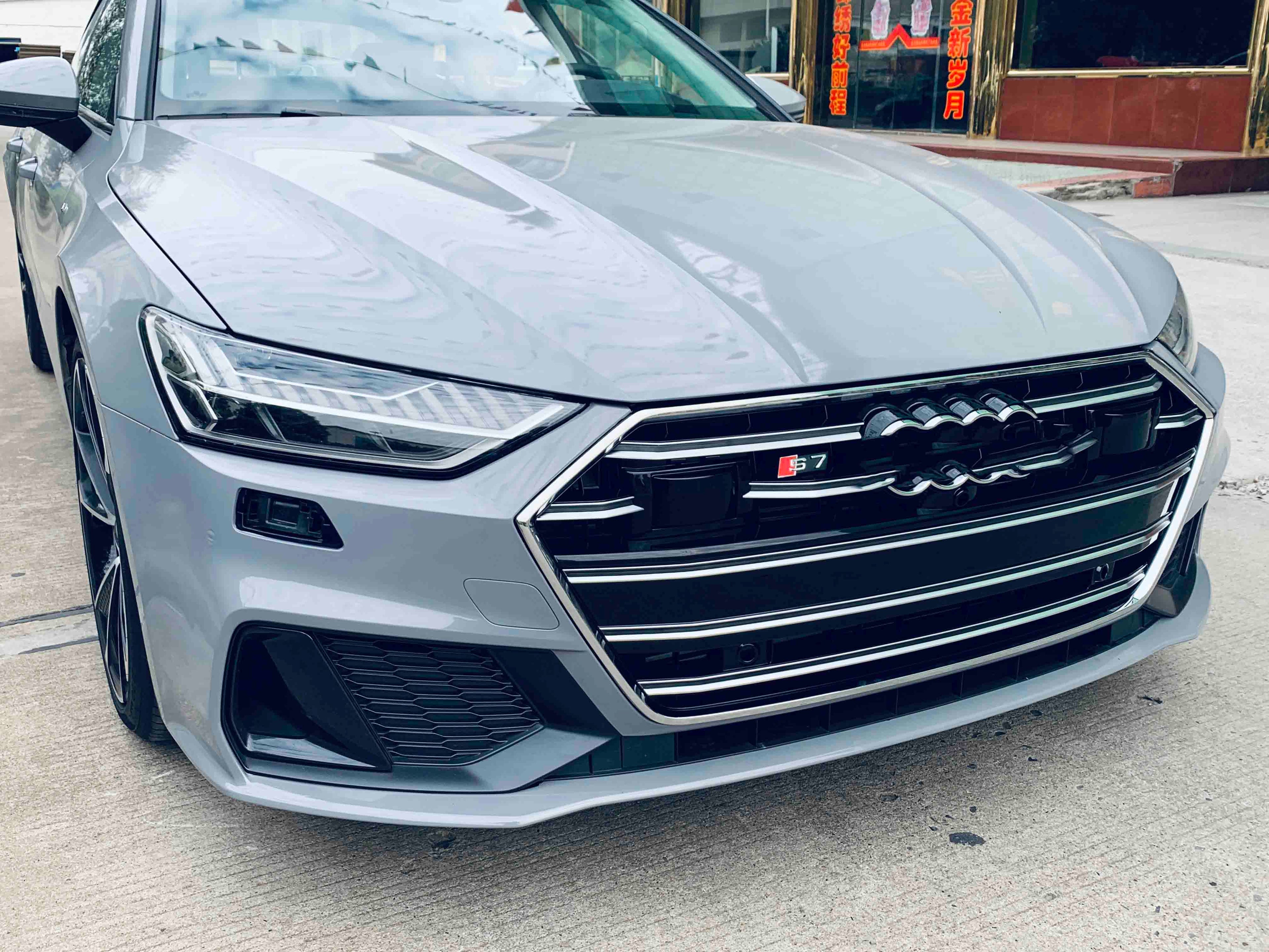 FRONT GRILLE V3 for AUDI A7 C8 4K8 2018 - 2023 | S7 STYLE