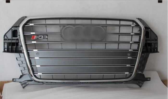 Buy Now FRONT GRILLE for AUDI Q3 2013 - 2015 | SQ3 STYLE and upgrade car parts from SIR Tuning at the Best Price. Headlights, Tail lights, Bodykits, Navigations, body kit and more - Fast & Free Shipping within Europe, US & Worldwide.
