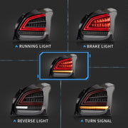 2017-2022 Suzuki Swift Vland LED Tail Lights With Sequential Turn Signal