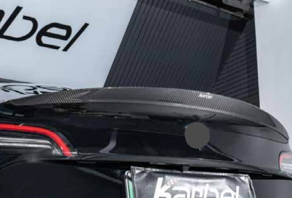 AUTHENTIC KARBEL CARBON REAR SPOILER for TESLA MODEL 3