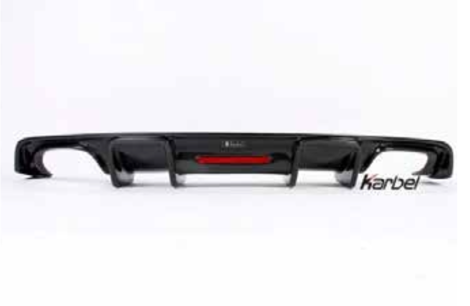 AUTHENTIC KARBEL CARBON REAR DIFFUSER for AUDI A3 8V 2013 - 2016
