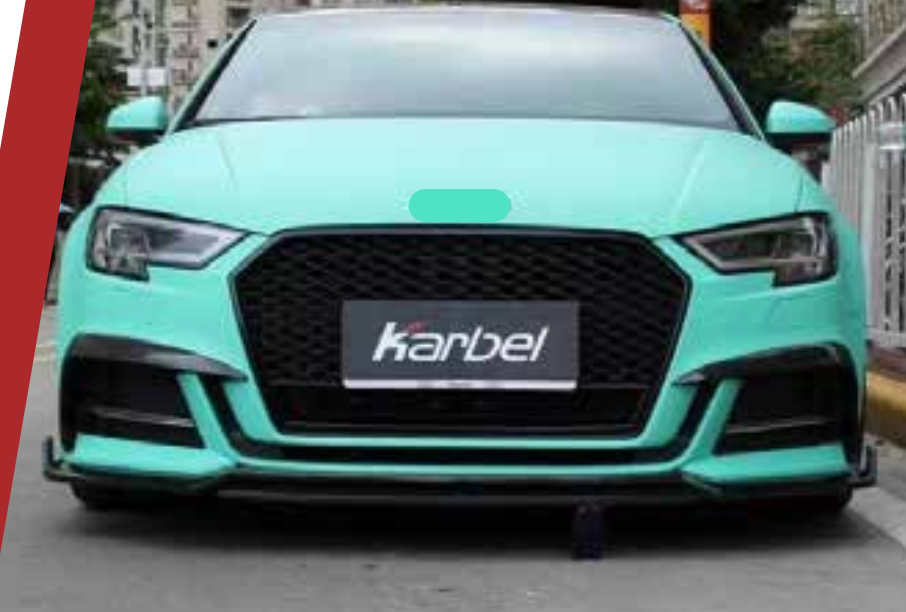 AUTHENTIC KARBEL CARBON AIR VENT COVERS for AUDI A3 S3 8V HATCHBACK 2017 - 2019